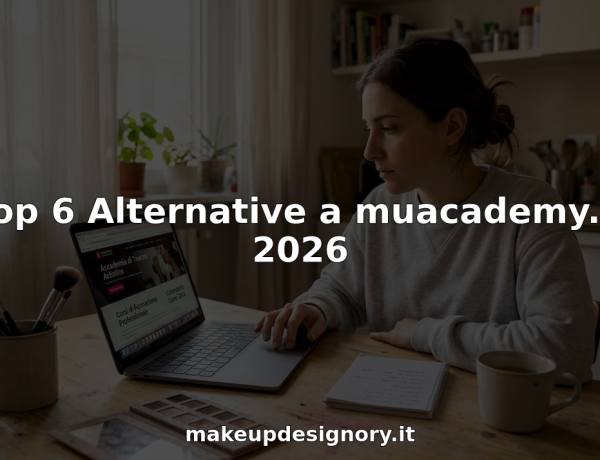 Truccatrice alla ricerca di alternative alle accademie, esplora le varie opzioni di formazione disponibili online.